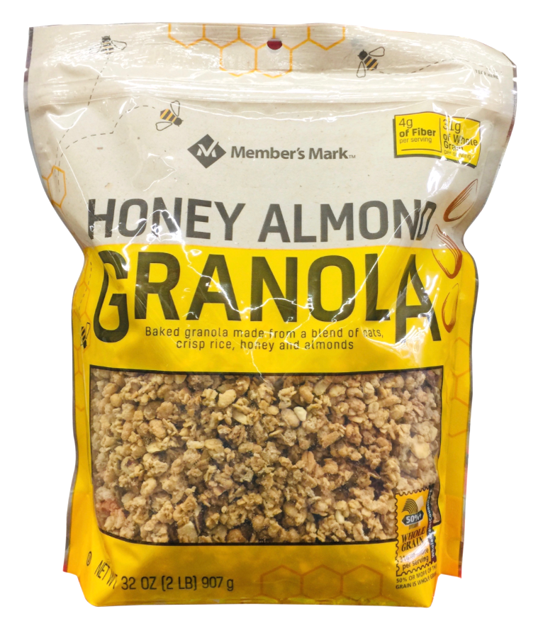 멤버스마크 Non-GMO 허니 아몬드 그래놀라 907g *100% 천연원료*