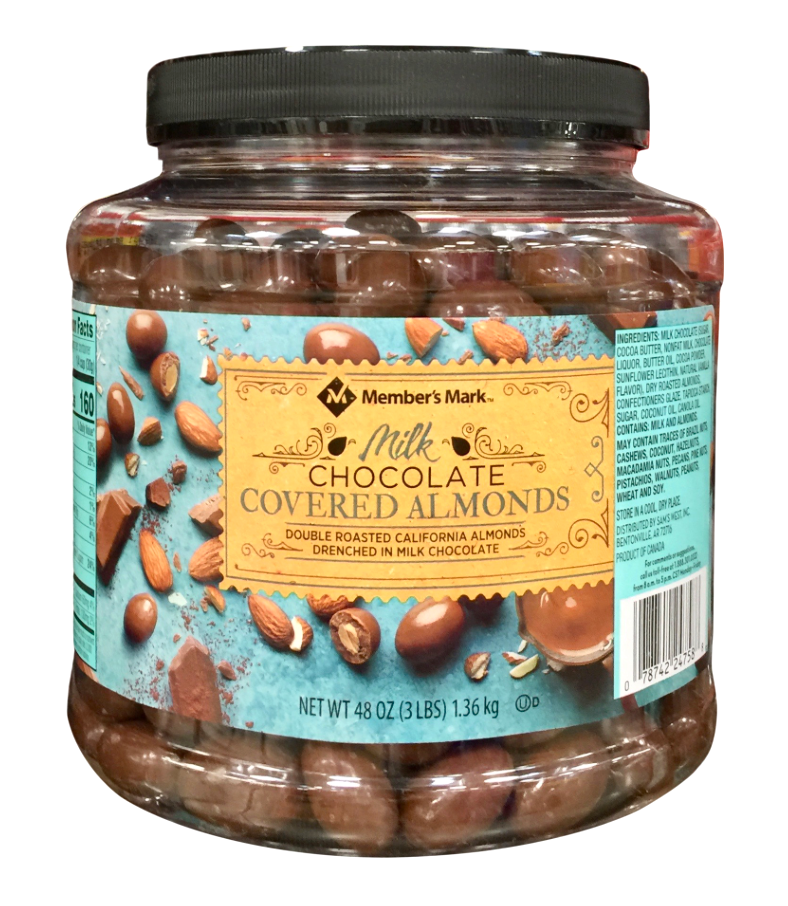 멤버스마크 밀크초콜렛 아몬드 캐니스터 1.36kg