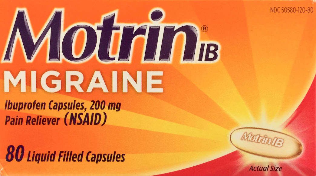 모트린 Motrin 아이부프로펜 200mg 편두통 리퀴드젤 80정