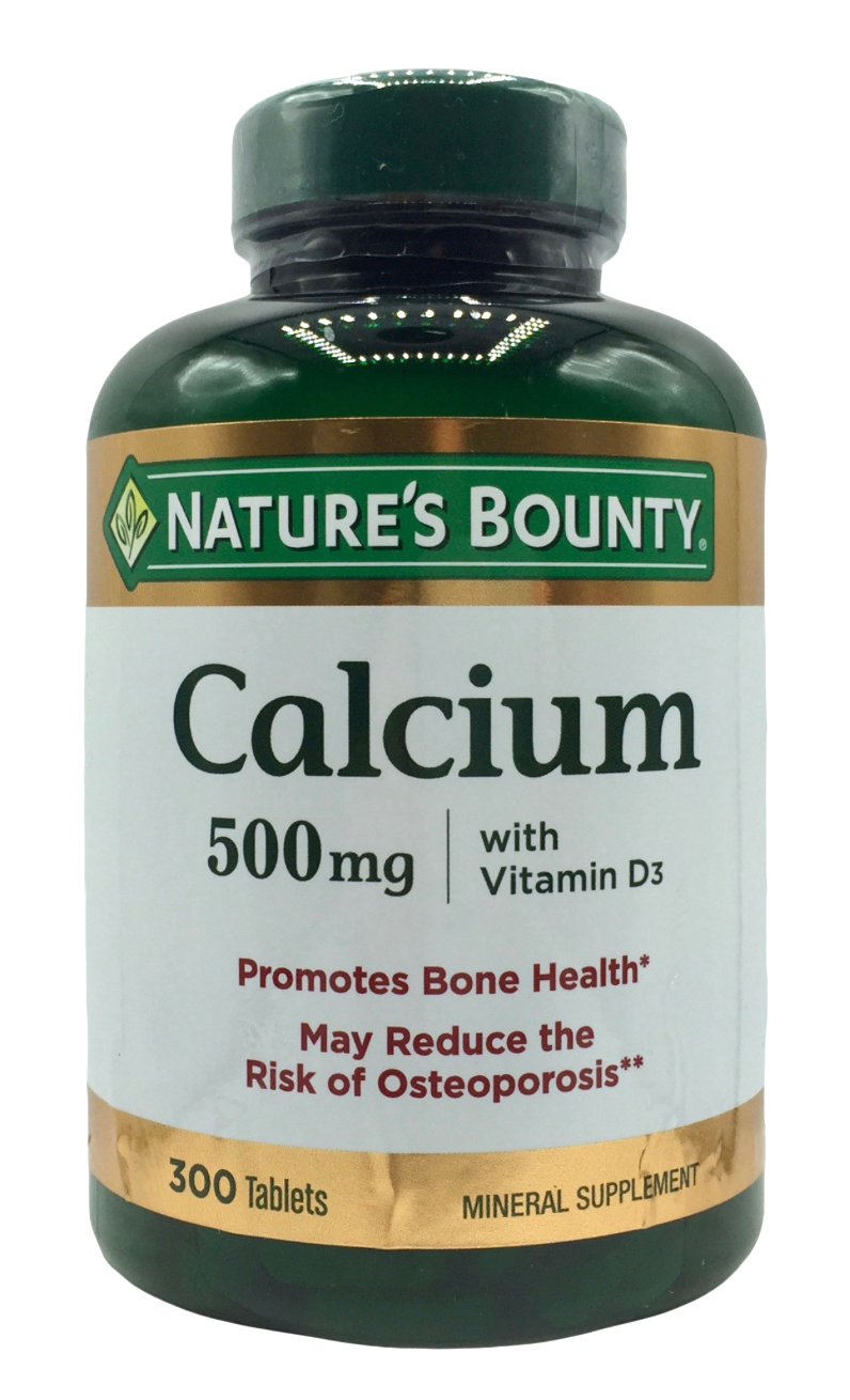 네이처스바운티 Non-GMO 칼슘 500mg + D3 300정