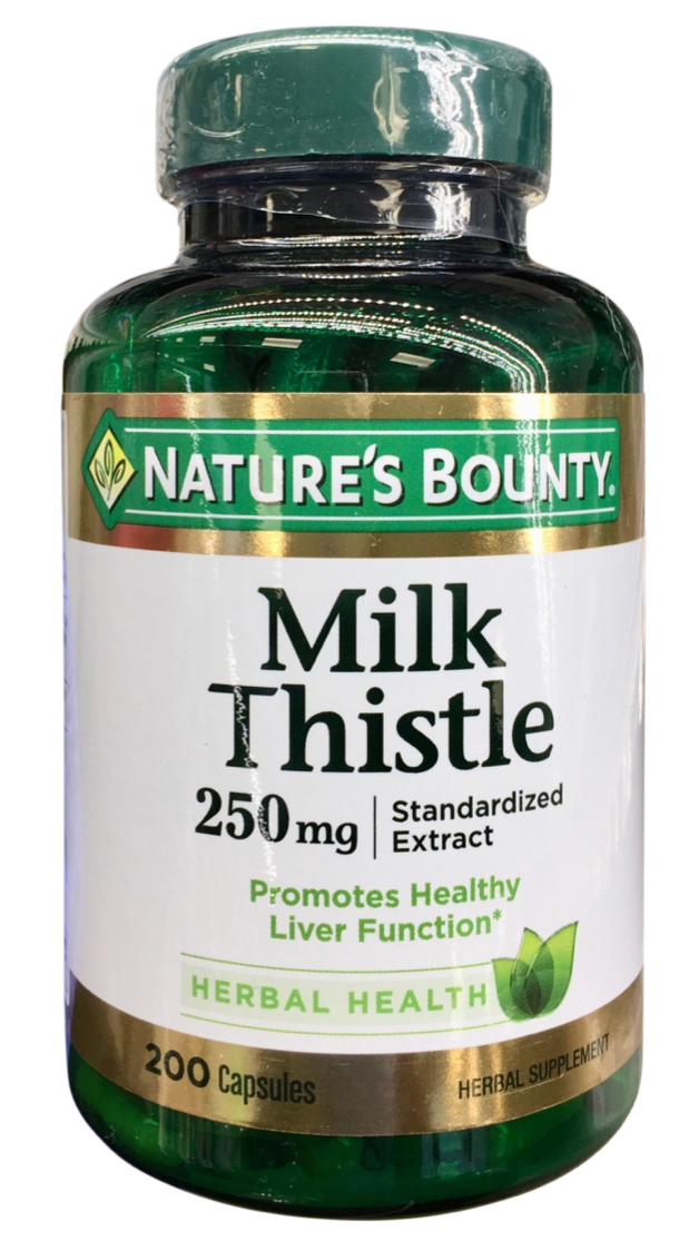 네이처스바운티 Non-GMO 밀크씨슬 250mg 200정