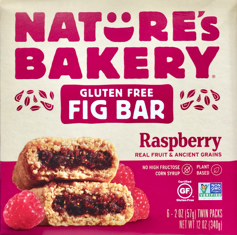 네이처스베이커리 Nature's Bakery Non-GMO/글루텐-프리 라즈베리 무화과 바 6ct 2개 (680g)