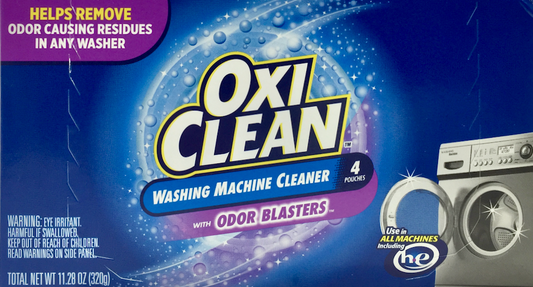 옥시크린 Oxi Clean 세탁기 클리너 파우치 4pc