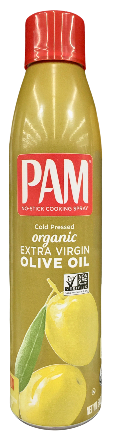 팜 PAM 유기농/Non-GMO 엑스트라 버진 올리브 오일 논스틱 쿠킹 스프레이 141g