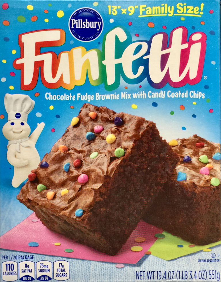 필즈베리 Pillsbury 펀페티 브라우니 믹스 551g