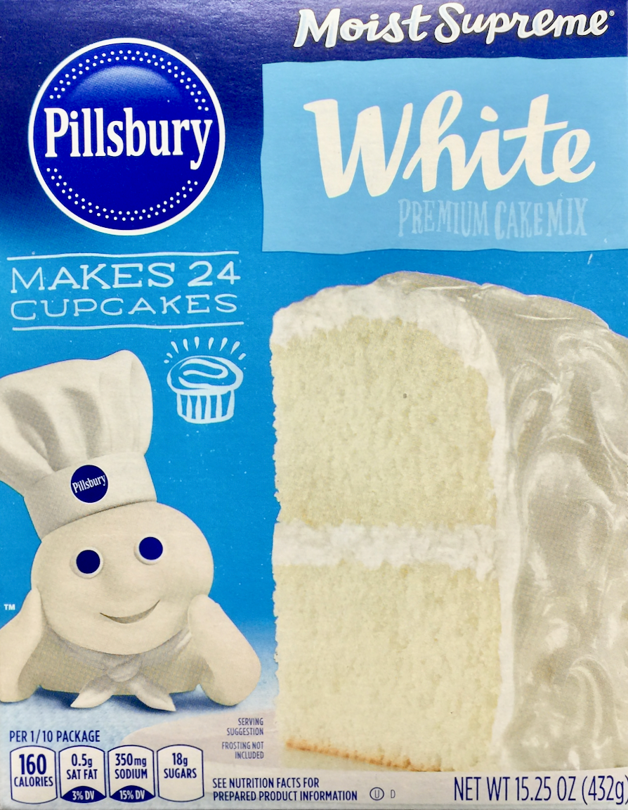필즈베리 Pillsbury 화이트 케이크 & 컵케이크 믹스 432g