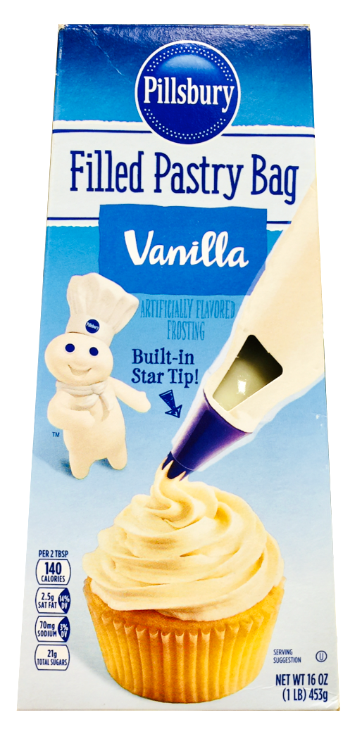 필즈베리 Pillsbury 글루텐-프리 바닐라 프로스팅 튜브 454g