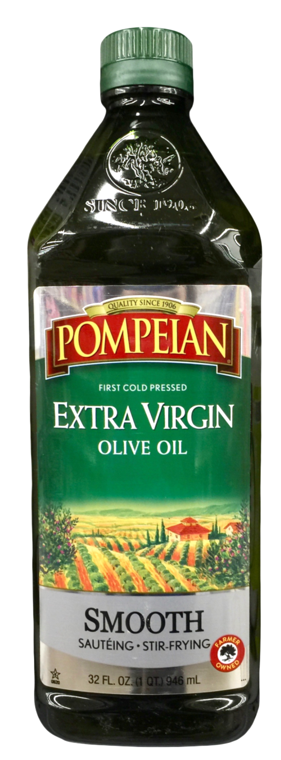 폼페이안 Pompeian Non-GMO 스무드 엑스트라 버진 올리브 오일 946ml