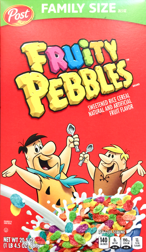 포스트 Post 글루텐-프리 후루티 페블즈 시리얼 581g