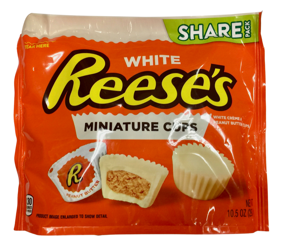 허쉬 리세스 글루텐-프리 땅콩버터 화이트초콜렛 미니어처 498g