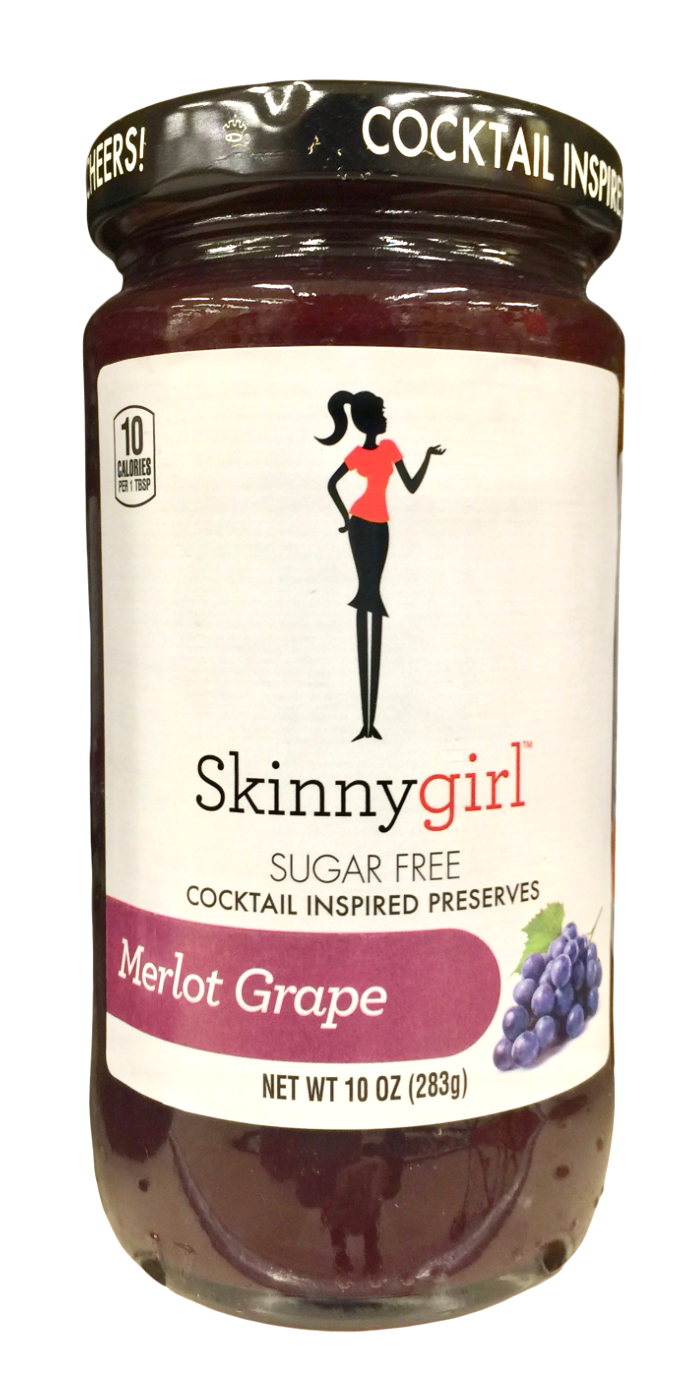 스키니걸 Skinnygirl 슈가/글루텐-프리 10칼로리 포도잼 283g