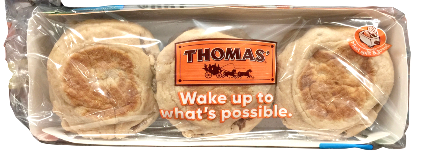 토마스 Thomas 100칼로리 멀티그레인 (잡곡) 잉글리시 머핀 6pc (340g)