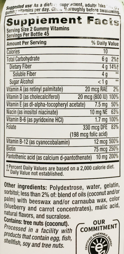 비타퓨전 우먼즈 슈가-프리 멀티 거미 90정