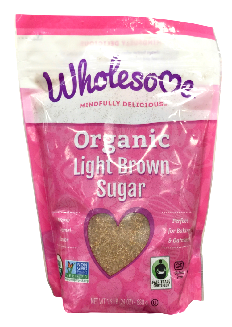 홀섬 Wholesome 유기농/Non-GMO 라이트 브라운 설탕 680g