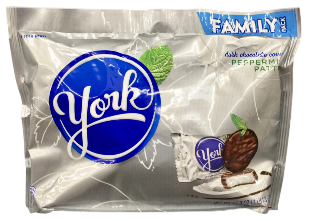 허쉬 요크 글루텐-프리 다크초콜렛 페퍼민트 패티 486g