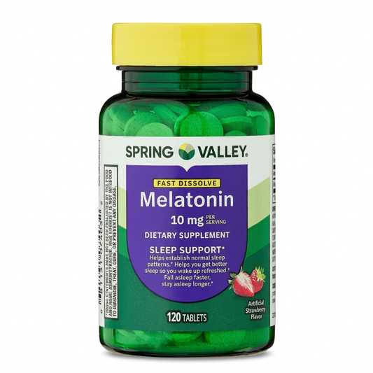 검정 하트 테두리를 제거한 멜라토닌 10mg 이미지