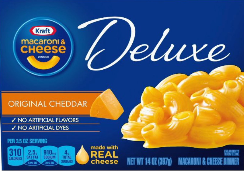 크래프트 Kraft 디럭스 맥앤치즈 397g 3팩 (1.18kg)