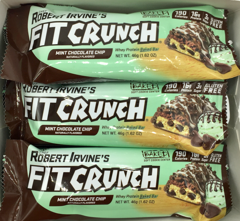 로버트얼바인 피트크런치 글루텐-프리 민트 초콜렛칩 6겹 단백질바 18개 (428g) *단백질 16g*