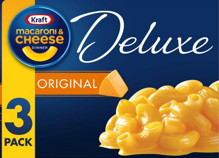 크래프트 Kraft 디럭스 맥앤치즈 397g 3팩 (1.18kg)