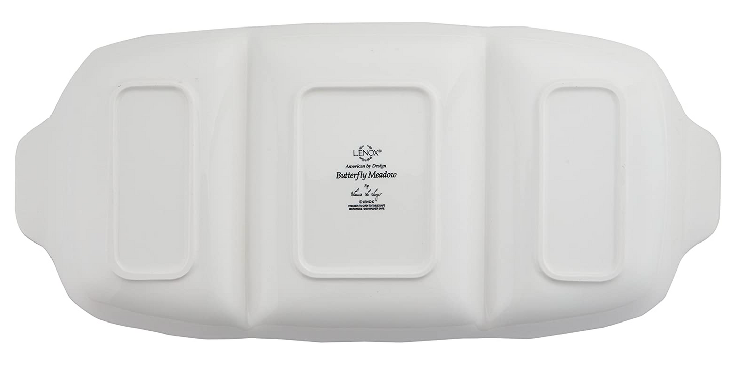 레녹스 Lenox 버터플라이 메도우 사각 접시 35 x 19cm