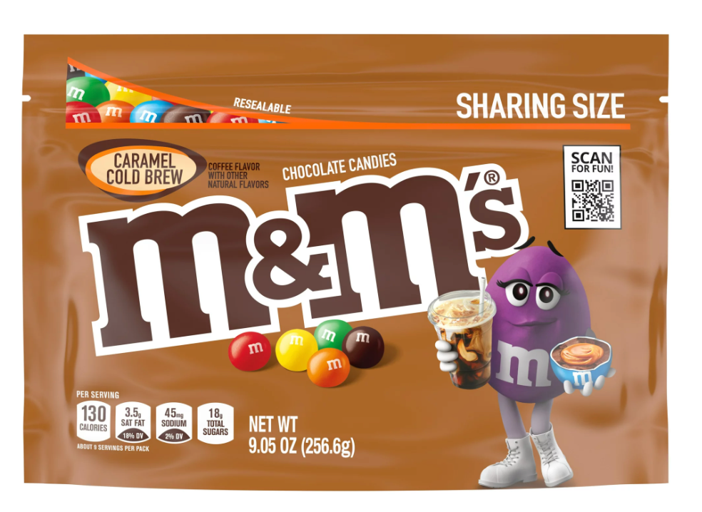 마스 Mars M&M's 카라멜 콜드브루 커피 엠앤엠 256g *한정판*