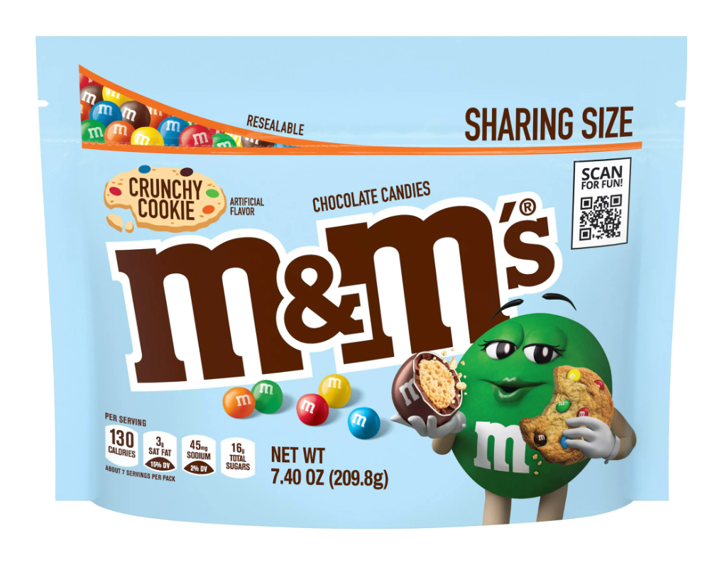 마스 Mars M&M's 크런치 쿠키 엠앤엠 209g