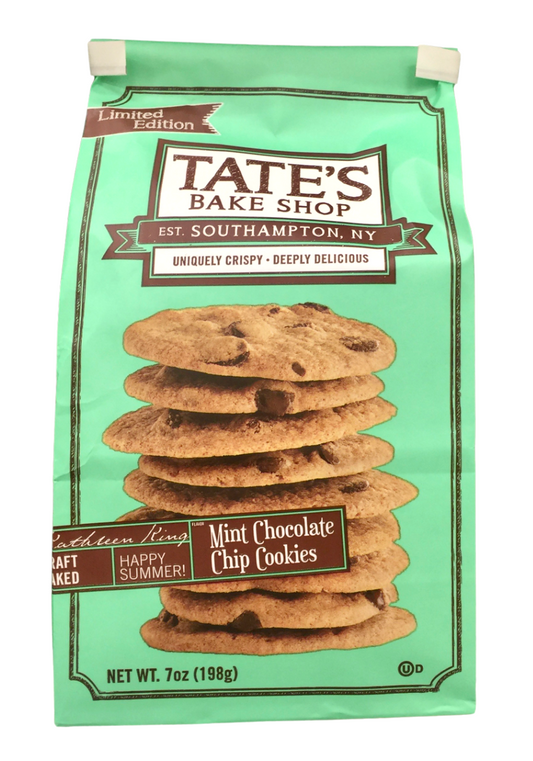 테이츠베이크샵 Tate's Bake Shop 민트 초콜렛칩 쿠키 198g *여름 한정판*