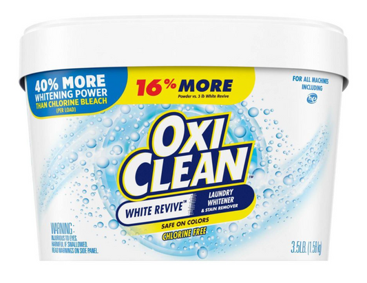 옥시크린 Oxi Clean 표백제-프리 얼룩 제거제 캐니스터 1.58kg