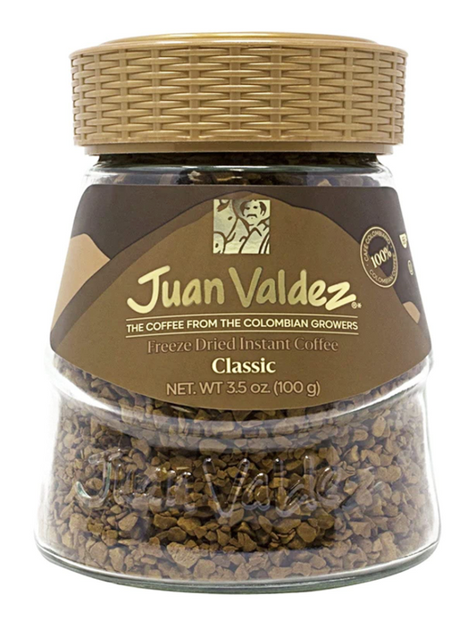 후안발데즈 Juan Valdez 클래식 100% 콜럼비안 인스턴트 커피 100g