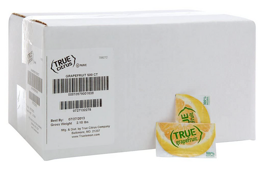 트루그레이프후르트 True Grapefruit Non-GMO 자몽 크리스탈 0.8g 500ct (400g)
