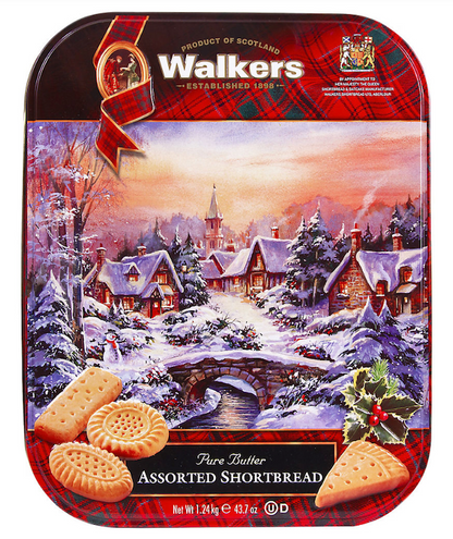 워커스 Walkers 스코트랜드 퓨어버터 쇼트브레드 쿠키 Tin 1.24kg