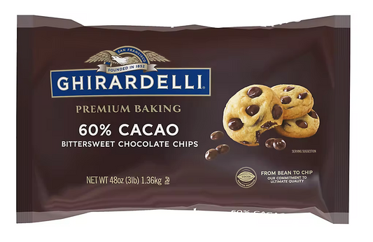 기라델리 Ghirardelli  60% 카카오 초콜렛 칩 1.36kg