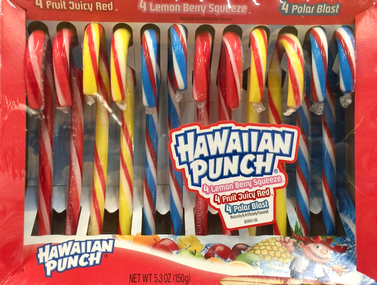 하와이안펀치 Hawaiian Punch 덤덤 캔디캐인 12pc (150g)