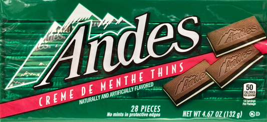 안데스 Andes 글루텐-프리 민트 초콜렛 28pc 2팩 (264g)