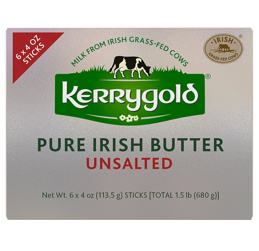 케리골드 Kerrygold rBST/솔트-프리 아이리시 버터 112g 스틱 6개 (680g)