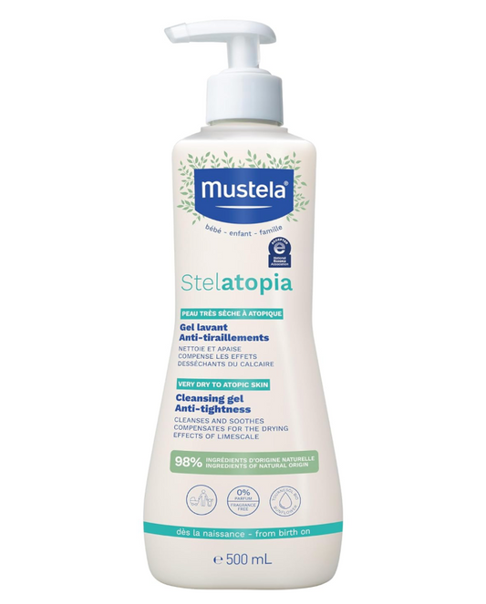 [아토피협회 인증] 머스텔라 Mustela 스텔라토피아 98% 자연유래 무향 아토피 클린징 젤 500ml