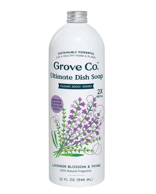 그로브 Grove Co. 98% 식물성 주방 세제 Lavender & Thyme 946ml