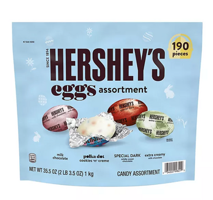 허쉬 Hershey's 에그 4가지맛 190pc (1kg)