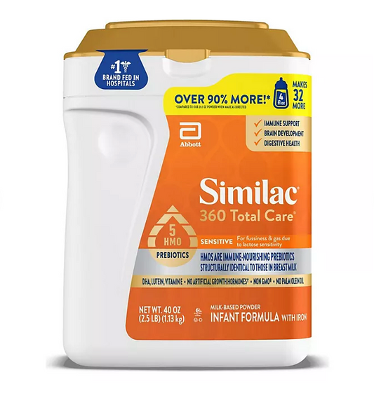 시밀락 Similac Non-GMO 인펀트 360 토탈케어 센시티브 1.13kg