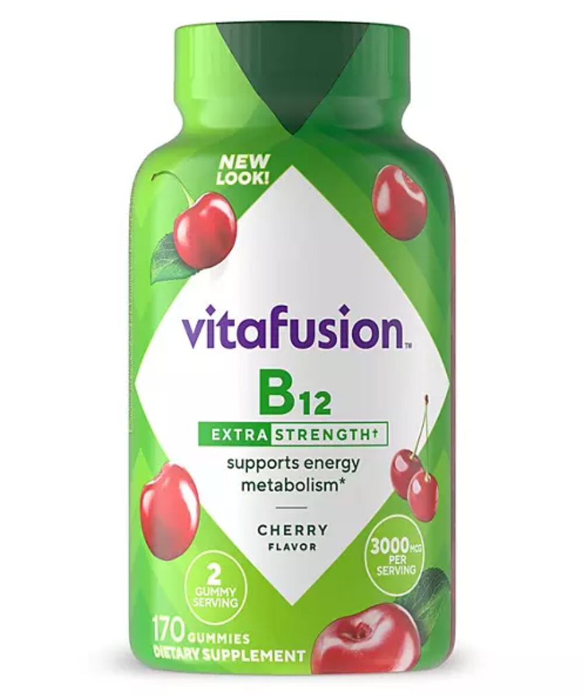 비타퓨전 VitaFusion 비타민 B12 2500mcg 거미 170정