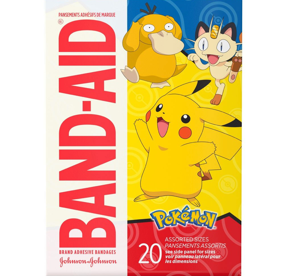 밴드에이드 Bandaid 키즈 밴드 Pokémon 20매 2개 (40매)