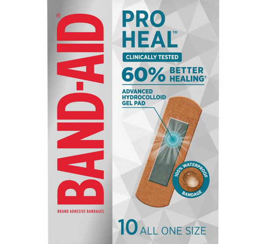 밴드에이드 Bandaid 프로힐 하이드로콜로이드젤 방수 밴드 2.5 x 8.5cm 10매 2개 (20매)