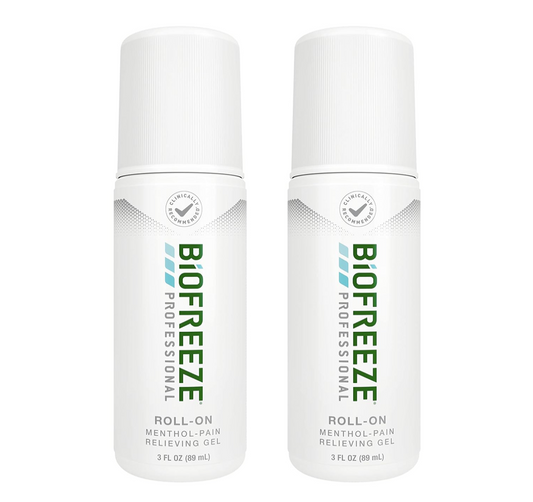 2+ 바이오프리즈 Biofreeze 멘톨 5% 프로페셔널 관절/근육통 롤온 89ml 2개 (178ml)