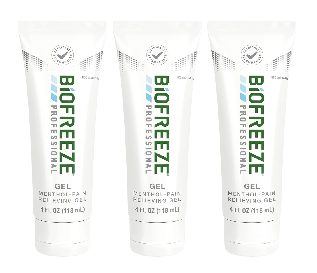 2+ 바이오프리즈 Biofreeze 멘톨 5% 프로페셔널 관절/근육통 젤 118ml 3개 (354ml)