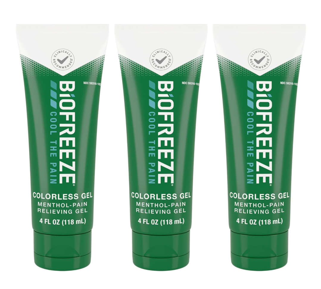 2+ 바이오프리즈 Biofreeze 멘톨 4% 근육통 젤 89ml 3개 (354ml)