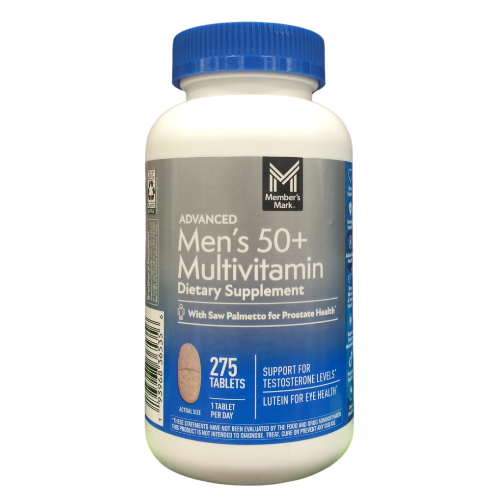 멤버스마크 어드밴스드 맨즈 멀티 275정 *27종 비타민/미네랄+비트/강황*