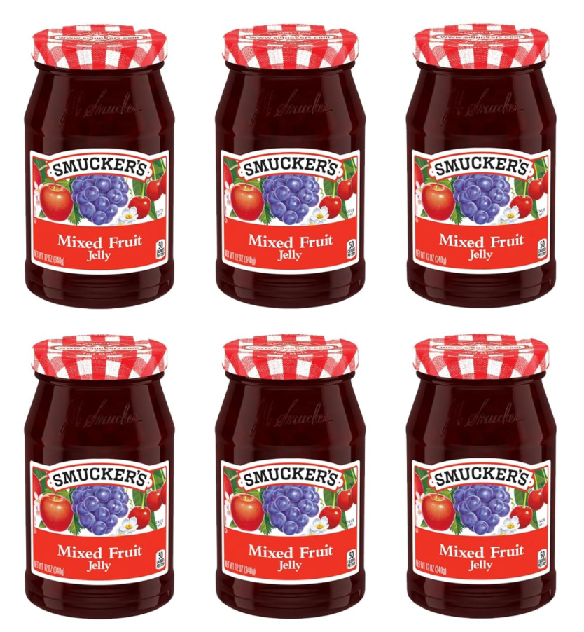 스머커 Smucker's 혼합과일 젤리 340g 6개 (2kg)