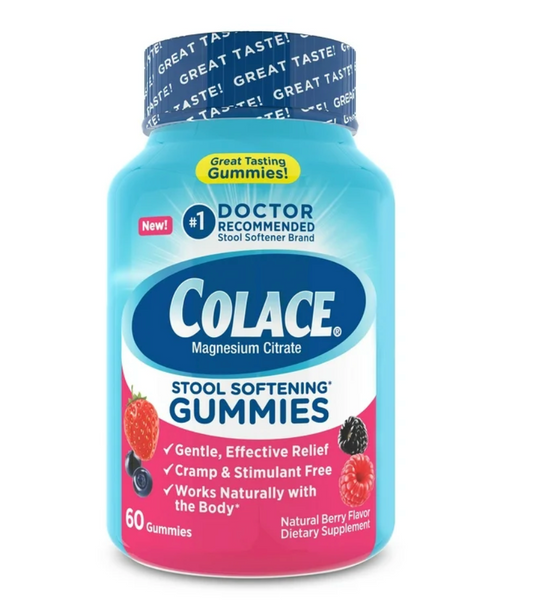 4+ 콜라스 Colace 스툴소프너 (대변연화제) 거미 60정