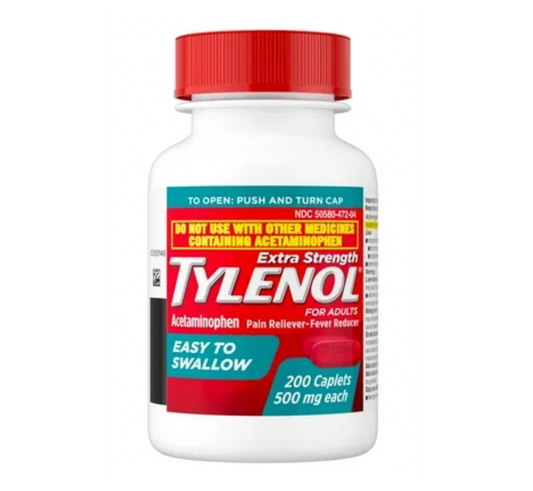 타이레놀 Tylenol 아세트아미노펜 500mg 삼키기 쉬운 코팅정 200정