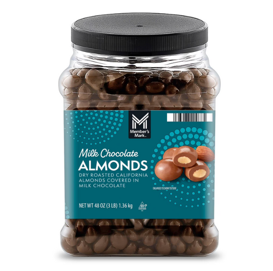 멤버스마크 올내추럴 밀크초콜렛 아몬드 1.36kg